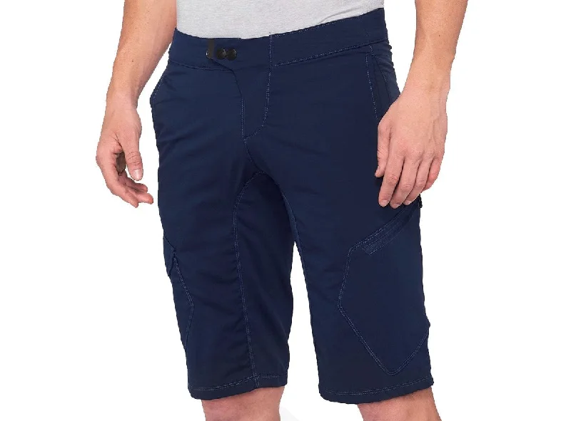 Bicycle riding clothing minimalist trends-100% Ridecamp All Mountain Short - Navy