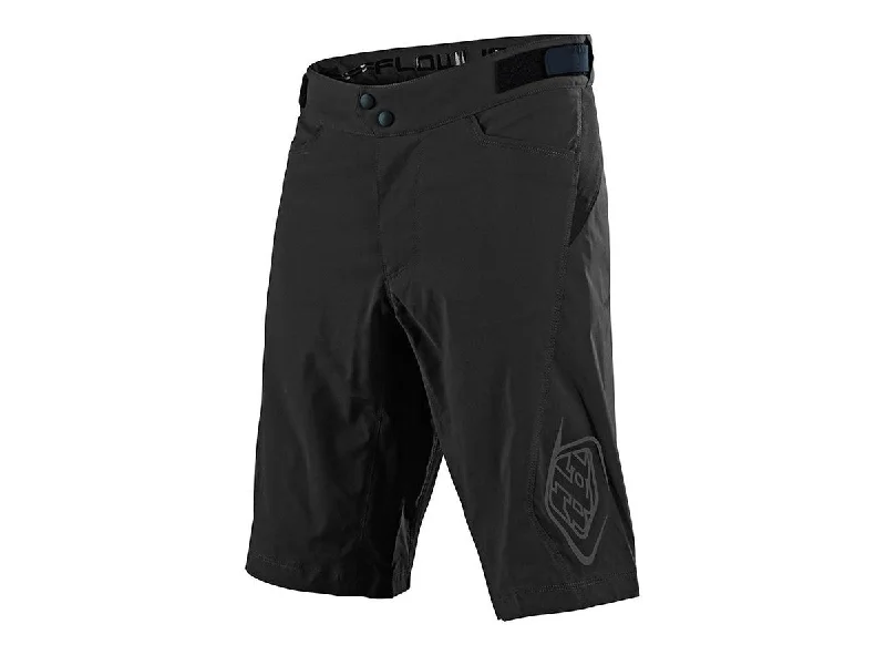 Bicycle riding clothing with back support-Troy Lee Designs Flowline Short - No Liner - Youth - Black