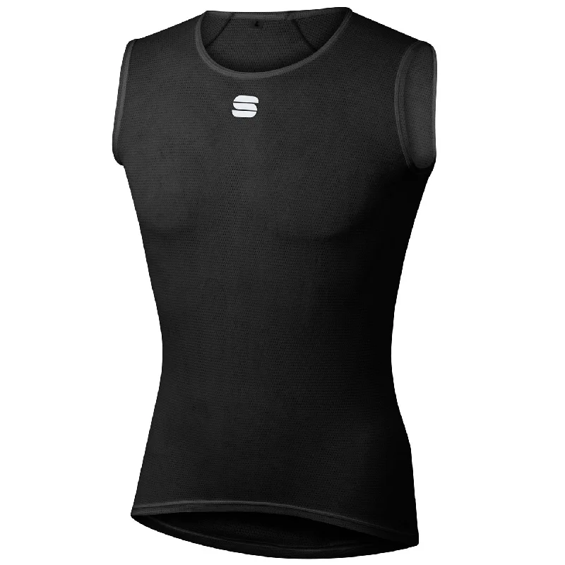 Bicycle riding clothing glossy surfaces-Maglia intima senza maniche Sportful Thermodynamic Lite - Nero