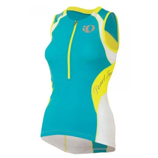 Bicycle riding clothing with terrain adaptability-Pearl Izumi Elite IN-R-Cool Tri Sleeveless Jersey