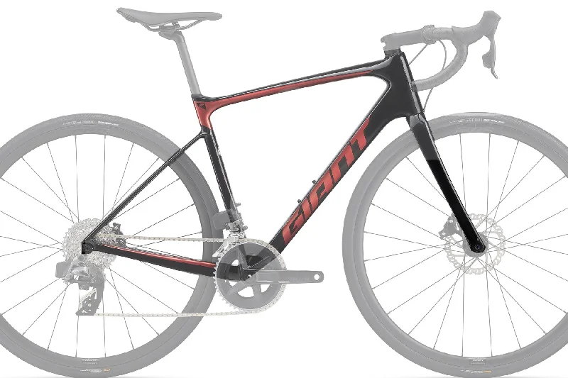 Giant Defy Advanced 0 700c Road Frame - Carbon-Terracotta