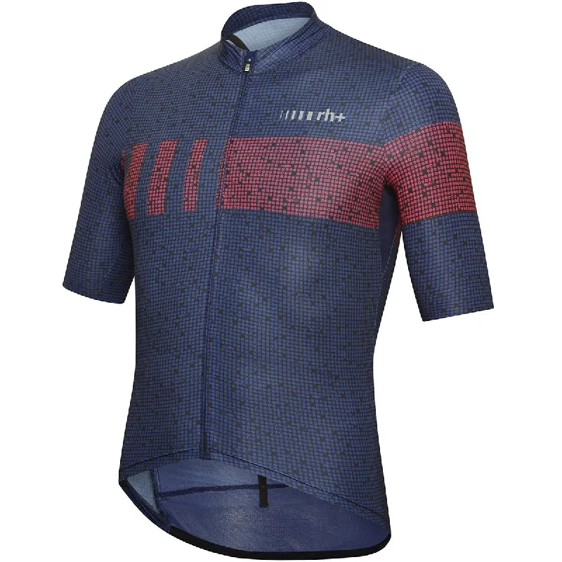 Custom bicycle riding clothing designs-Maglia Rh+ Super Light - Blu