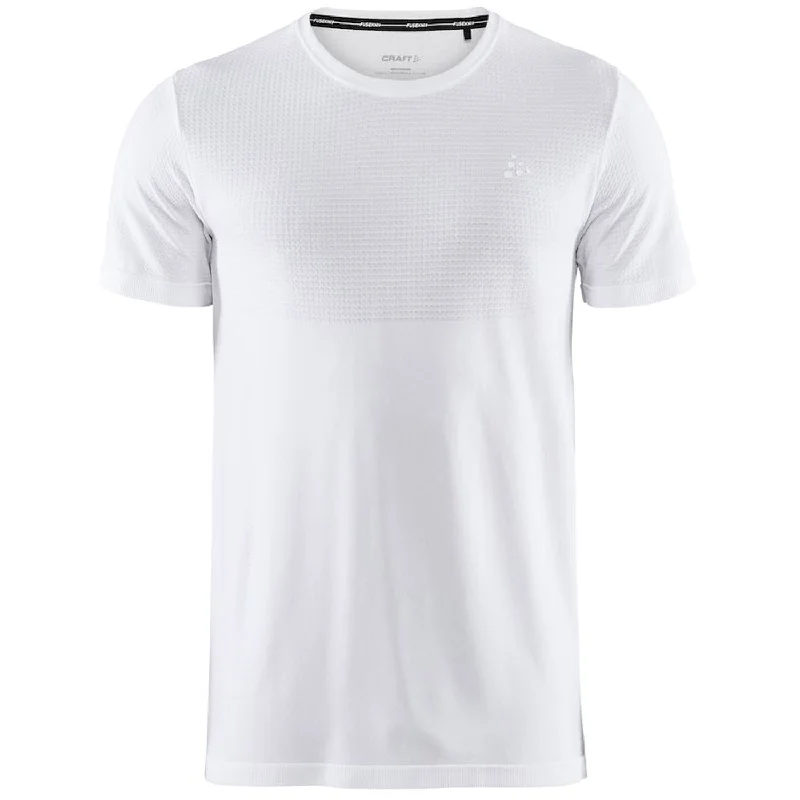 Bicycle riding clothing summer essentials-Maglia Intima Craft Fuseknit Light RN SS M - Bianco