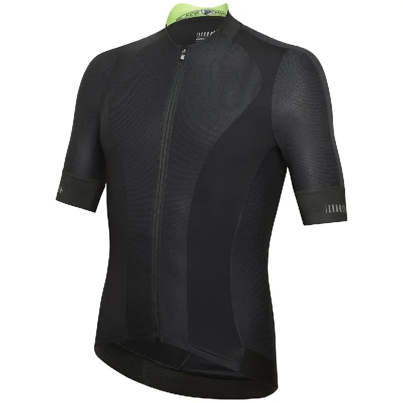 Bicycle riding clothing with shifting comfort-Maglia Rh+ Black Mamba Airx - Nero verde