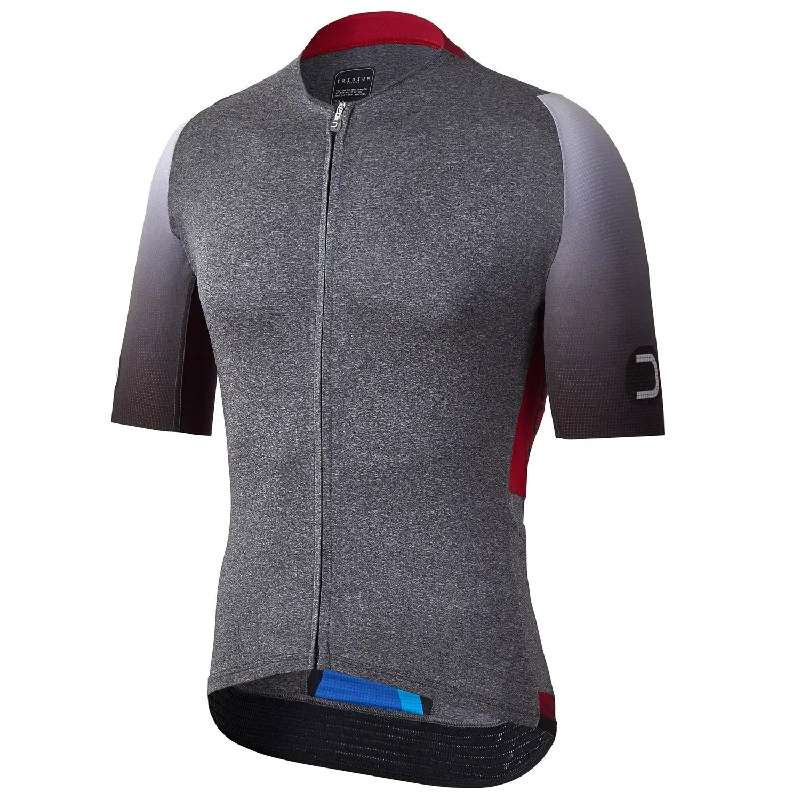 Bicycle riding clothing solid colors-Maglia DotOut Vertical - Grigio