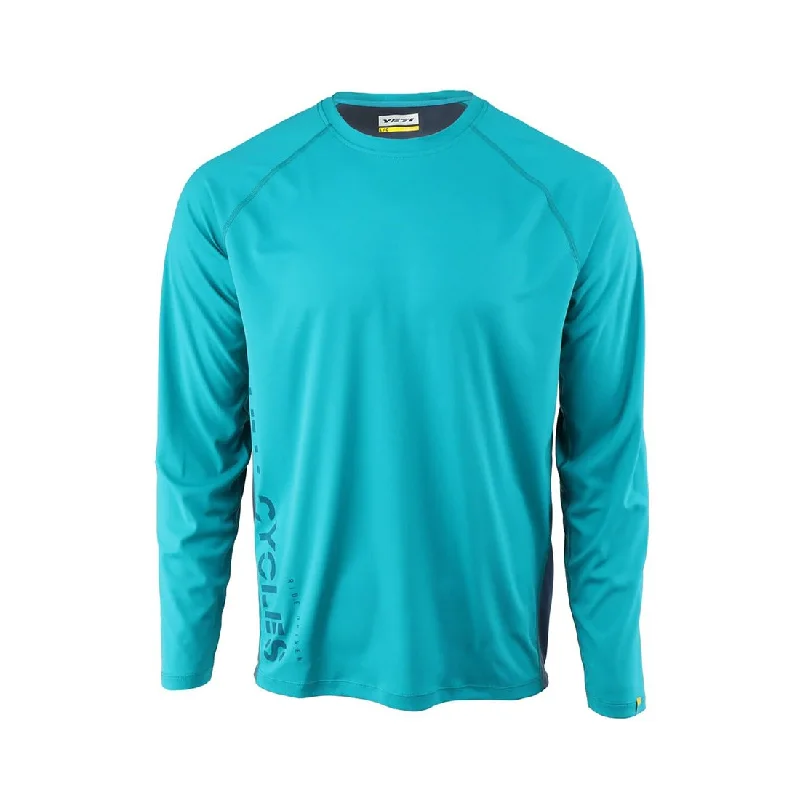 Bicycle riding clothing with adjustable cuffs-Yeti Tolland Long Sleeve Jersey