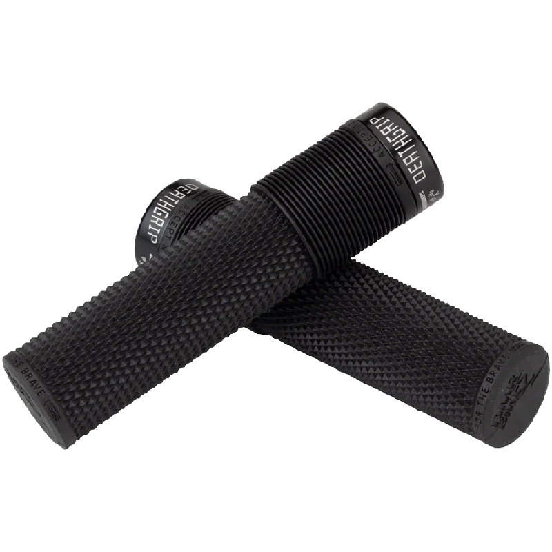 DeathGrip Flangeless Grips-Thick, Lock-On