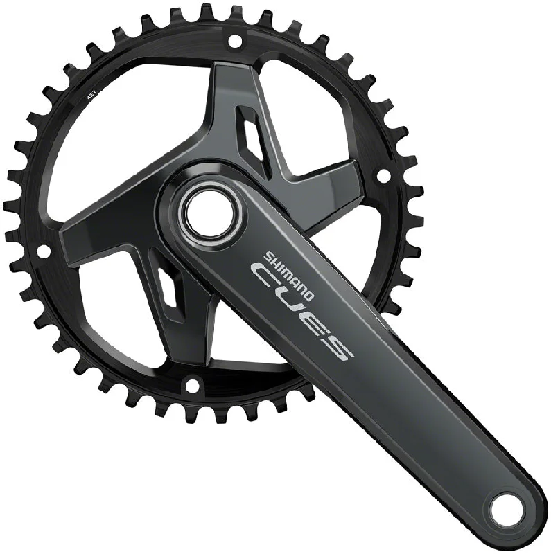 Bicycle seat post clamp-Shimano CUES FC-U8000-1 Crankset - 175mm 9/10/11-Speed 42t Asymmetric 96 BCD Hollowtech II BLK