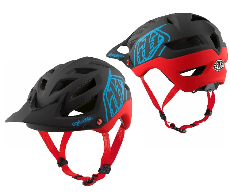 bicycle helmets with high-end features-Troy Lee Designs A1 MIPS MTB Helmet - Classic - Black-Red