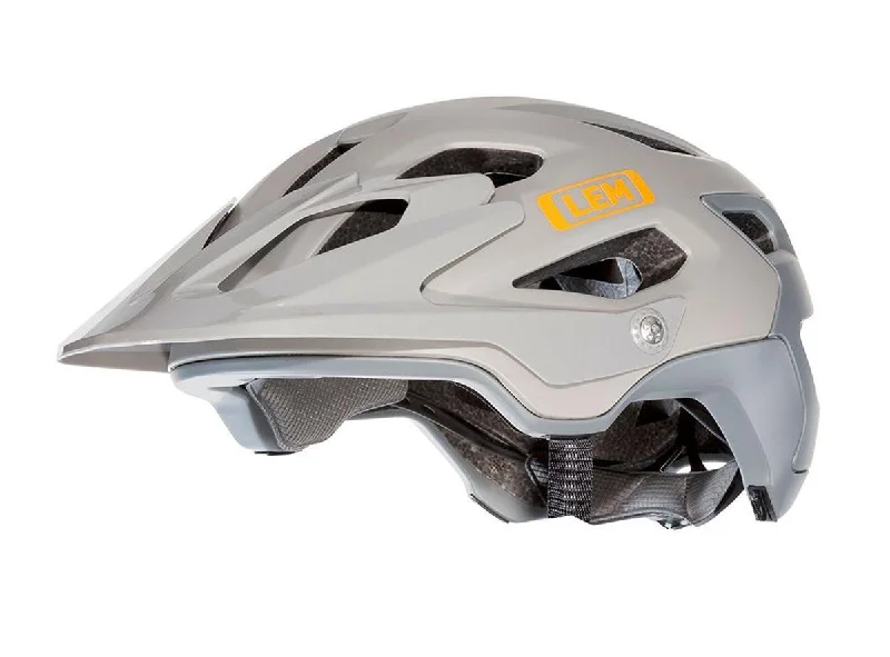 bicycle helmets with cozy padding-LEM Flow MTB Helmet - Gray