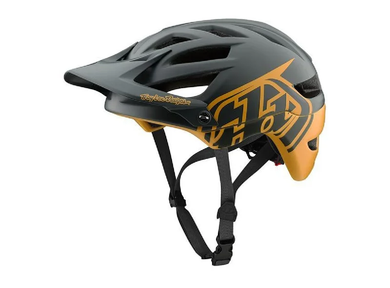 bicycle helmets with replaceable padding-Troy Lee Designs A1 MIPS MTB Helmet - Classic - Gray-Bourbon