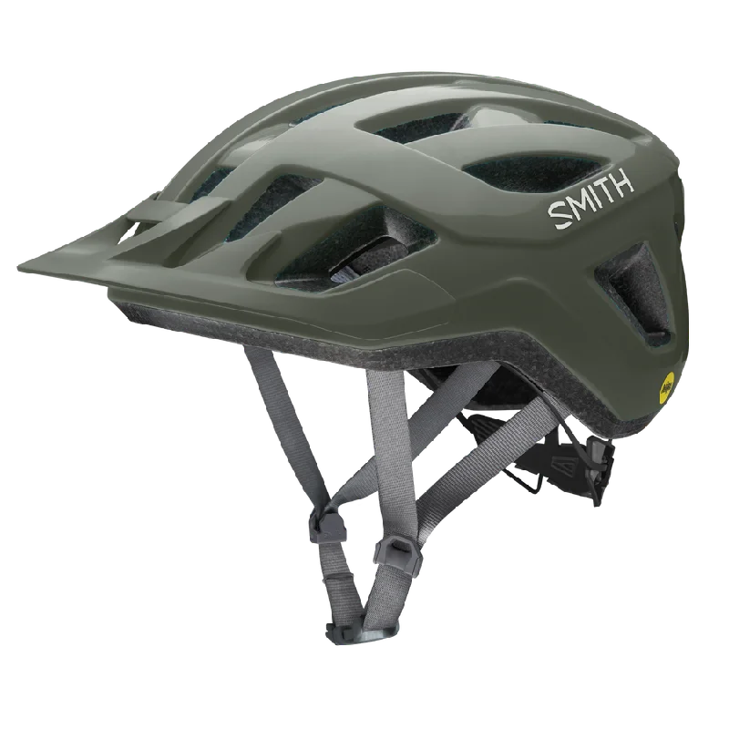 bicycle helmets with integrated camera-Smith Convoy MIPS MTB Helmet - Sage