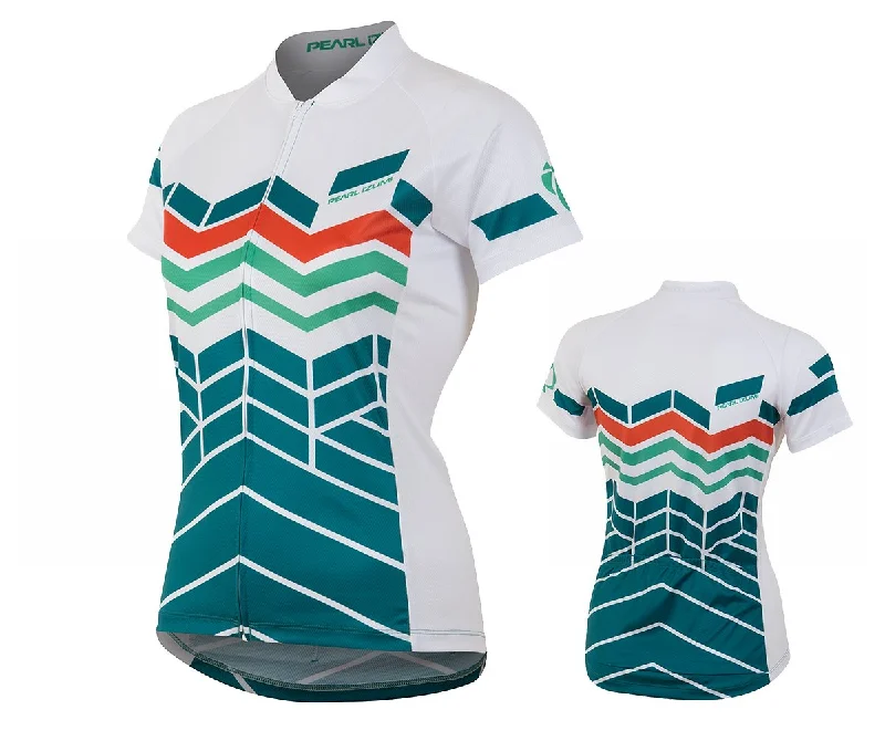 Bicycle riding clothing with waterproof coatings-Pearl Izumi LTD Short Sleeve MTB Jersey - Womens - Deep Lake