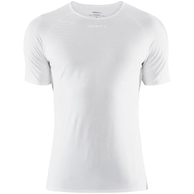 Bicycle riding clothing for fast descents-Maglia intima Craft Pro Dry Nanoweight SS M - Bianco