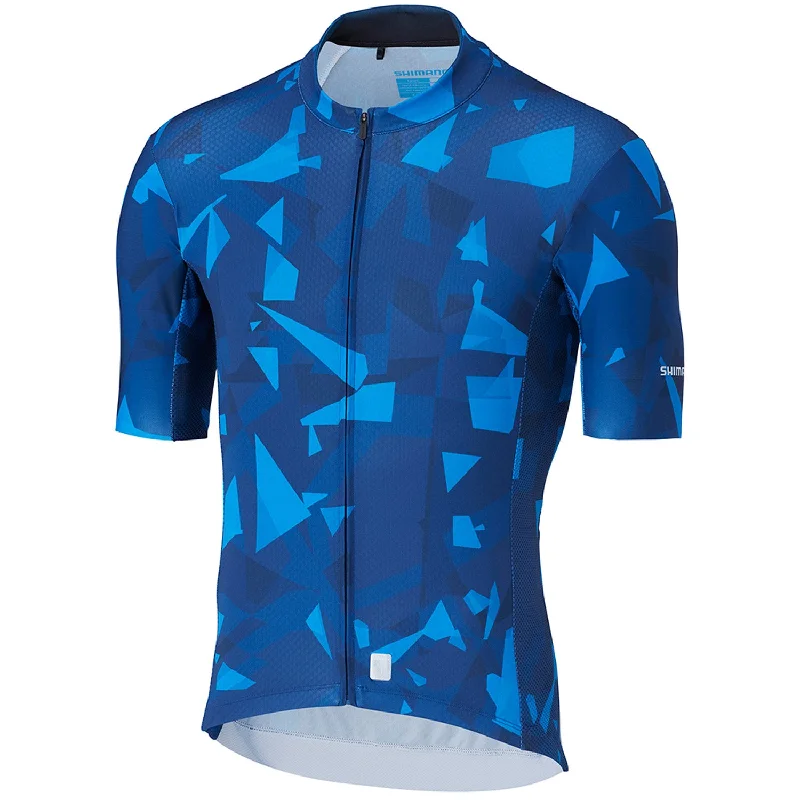 Casual bicycle riding clothing looks-Maglia Shimano Breakaway - Blu