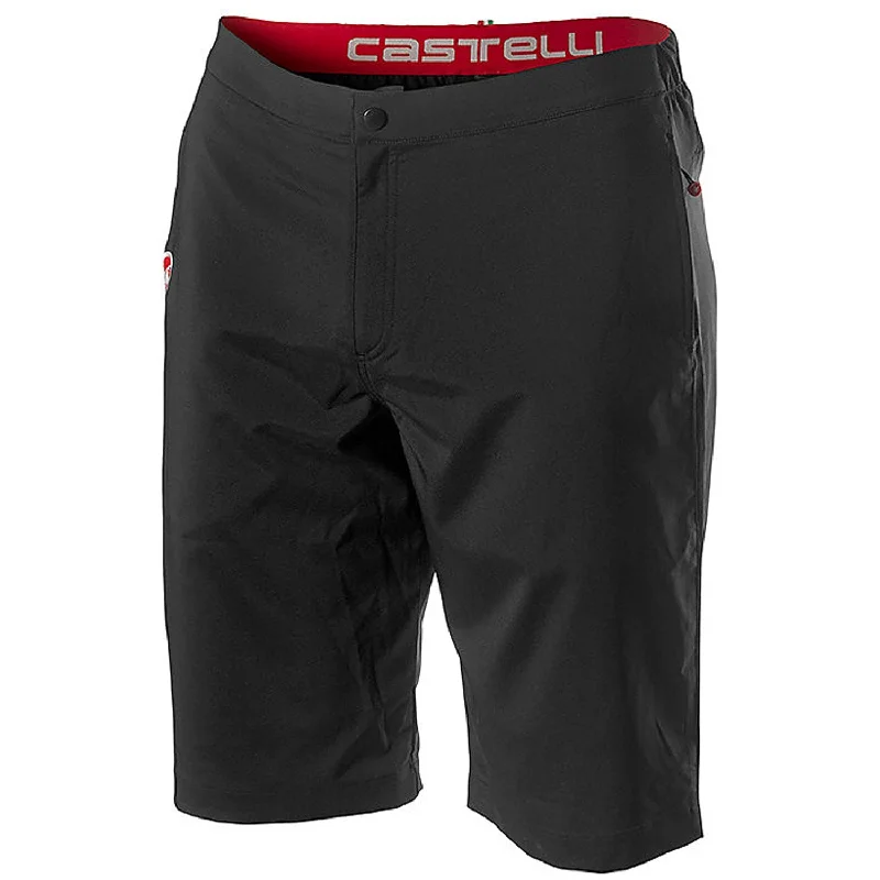 UV-protective bicycle riding clothing-Pantaloncini Castelli Milano - Nero