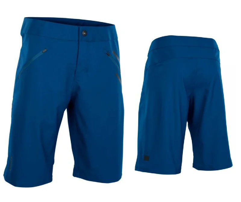 Bicycle riding clothing with yoga flexibility-ION Traze MTB Short - Ocean Blue - 2020