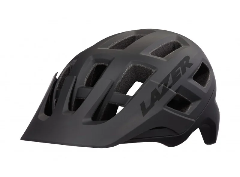 bicycle helmets with stylish patterns-Lazer Coyote MTB Helmet - Matt Full Black - 2020