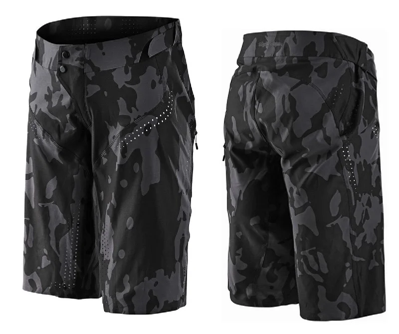 Bicycle riding clothing with fleece lining-Troy Lee Designs Sprint Ultra Short - Camo Black - 2021