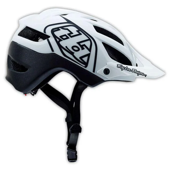 bicycle helmets with sporty look-Troy Lee Designs A1 MTB Helmet - Drone - White