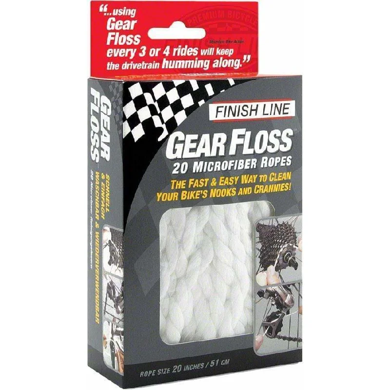 Gear Floss Microfiber Bike Cleaning Rope - 20 Pack