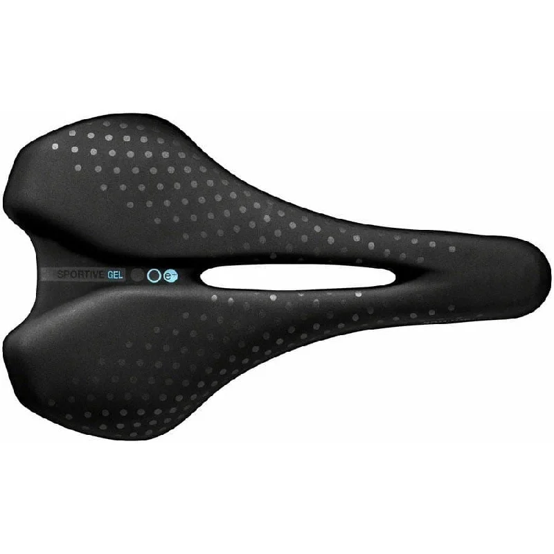 Sportive Open-Fit Saddle - Steel Black Mens Small Gel