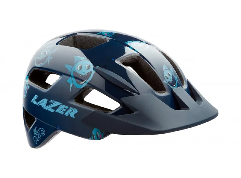 bicycle helmets for urban style-Lazer Lil Gekko MTB Helmet - Kids - Sharky - 2020