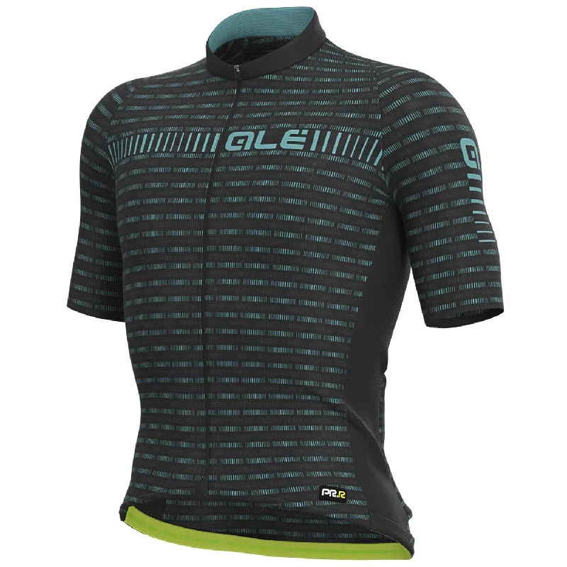 Bicycle riding clothing with recovery wear-Maglia Ale PRR Green Road - Nero