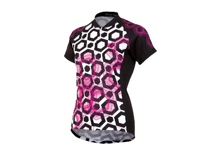 Bicycle riding clothing with wallet slots-Pearl Izumi LTD Short Sleeve MTB Jersey - Womens - Black Comb