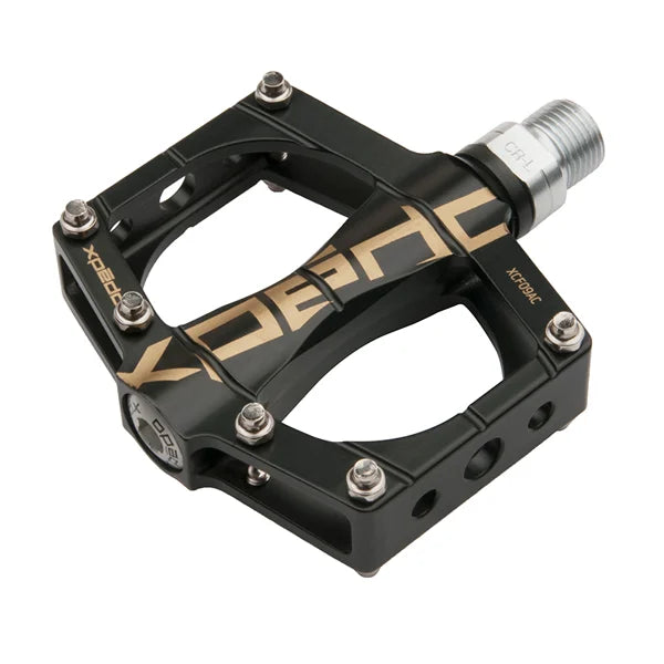 Bicycle brake lever clamp-Xpedo TRVS 9 Flat Pedals - Black