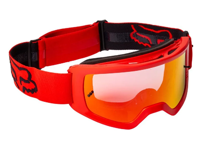 Bicycle riding clothing for hobbyists-Fox Racing Main Stray Goggle - Spark - Fluorescent Red