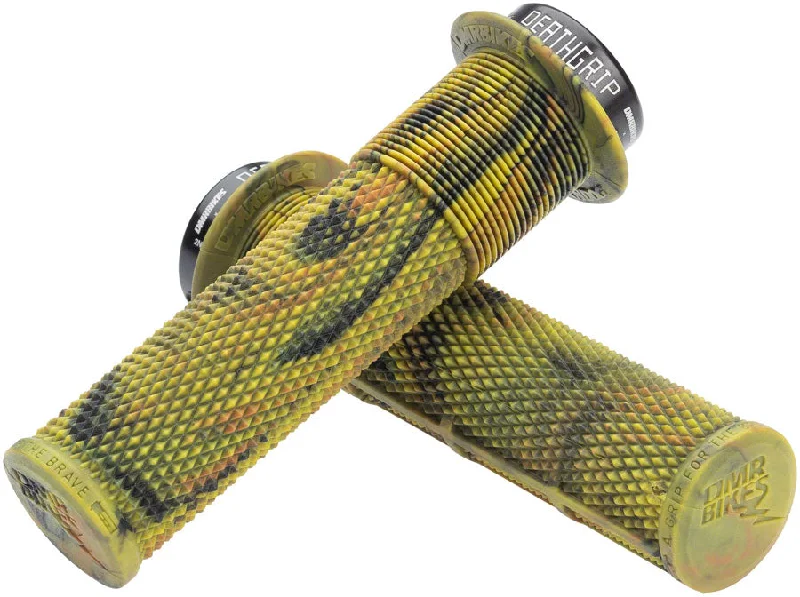 DMR DeathGrip Flanged Grips - Thin Lock-On Camo