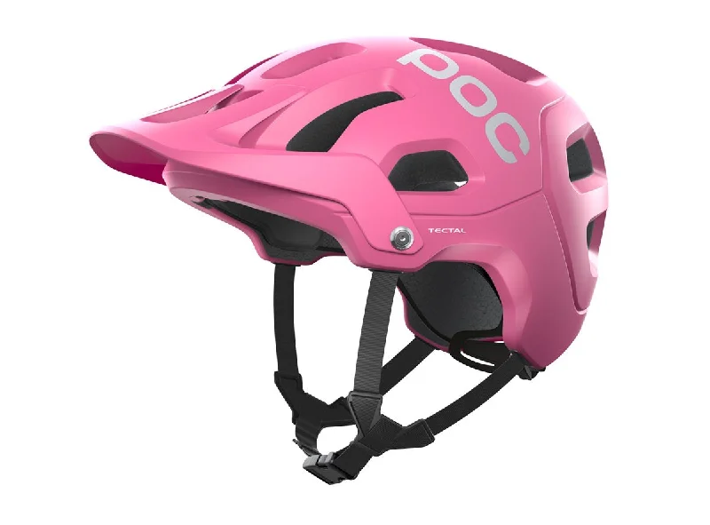 bicycle helmets for quick trips-POC Tectal MTB Helmet - Actinium Pink Matt