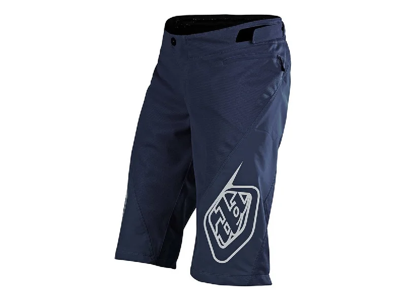 Bicycle riding clothing with vegan options-Troy Lee Designs Sprint Short - Navy - 2021