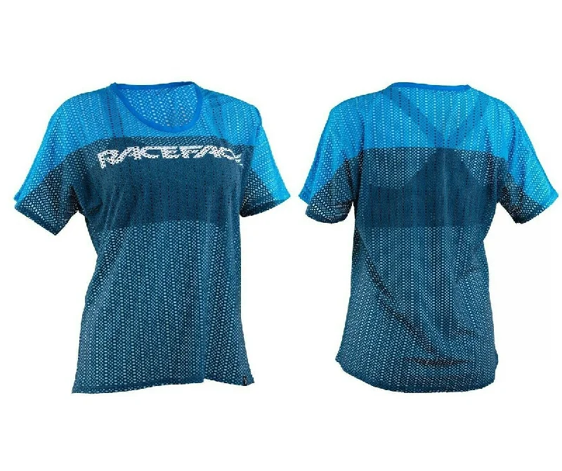 Bicycle riding clothing subtle designs-Race Face Maya Short Sleeve Mesh Jersey - Womens - Royale - 2020