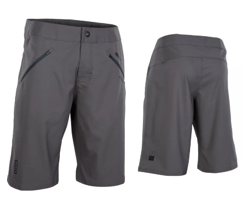 Bicycle riding clothing with indoor comfort-ION Traze MTB Short - Gray - 2020