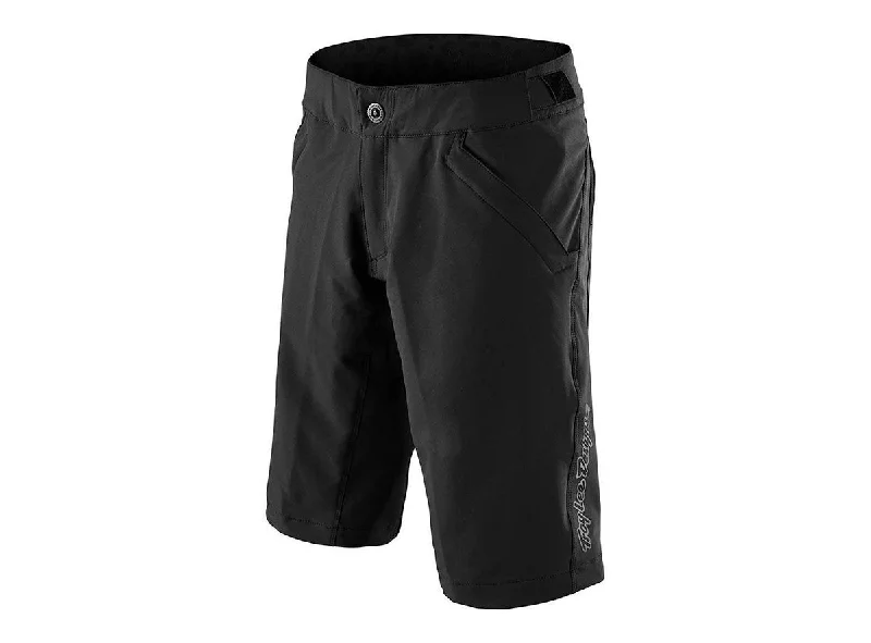 Bicycle riding clothing with knee support-Troy Lee Designs Mischief Short - Shell - Womens - Black - 2021